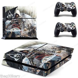اسکین پلی استیشن 4 - Skin Sticker Playstation 4 Assassin`s creed Black Flag